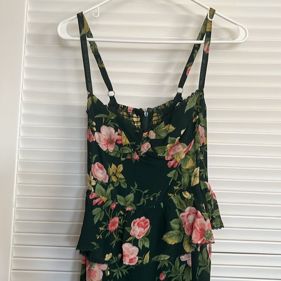 NWT Reformation Felda Dress Belvedere Green Floral sz4 - Picture 7 of 13